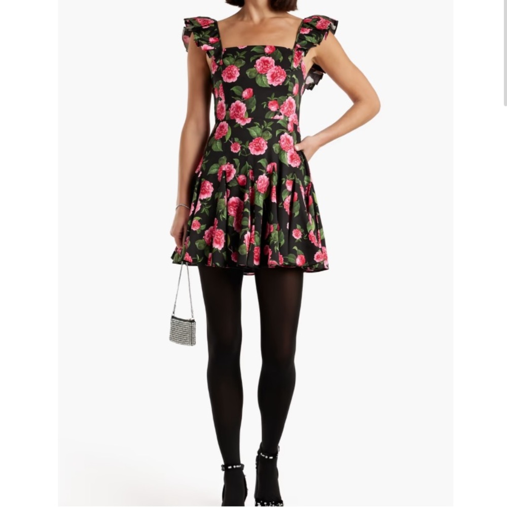 NWOT Alice + Olivia floral mini dress